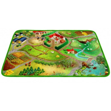 Dětský koberec Ultra Soft Farma, 130 x 180 cm
