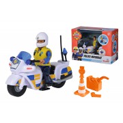 Požárník Sam policejní motorka s figurkou
