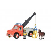 Požárník Sam Auto Phoenix, s figurkou a koněm Pferdem