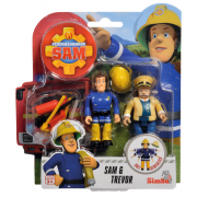 Požárník Sam - dvě figurky s příslušenstvím (Sam a Trevor)